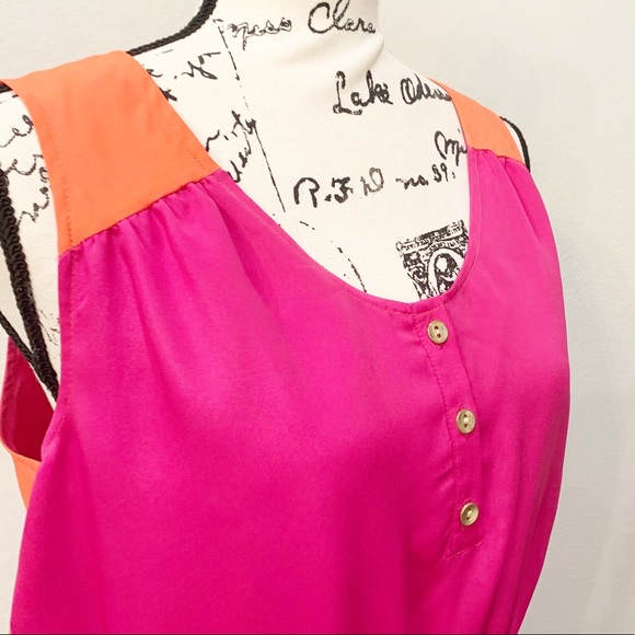 Merona Color Block Dress, Size Medium - Picture 2 of 7